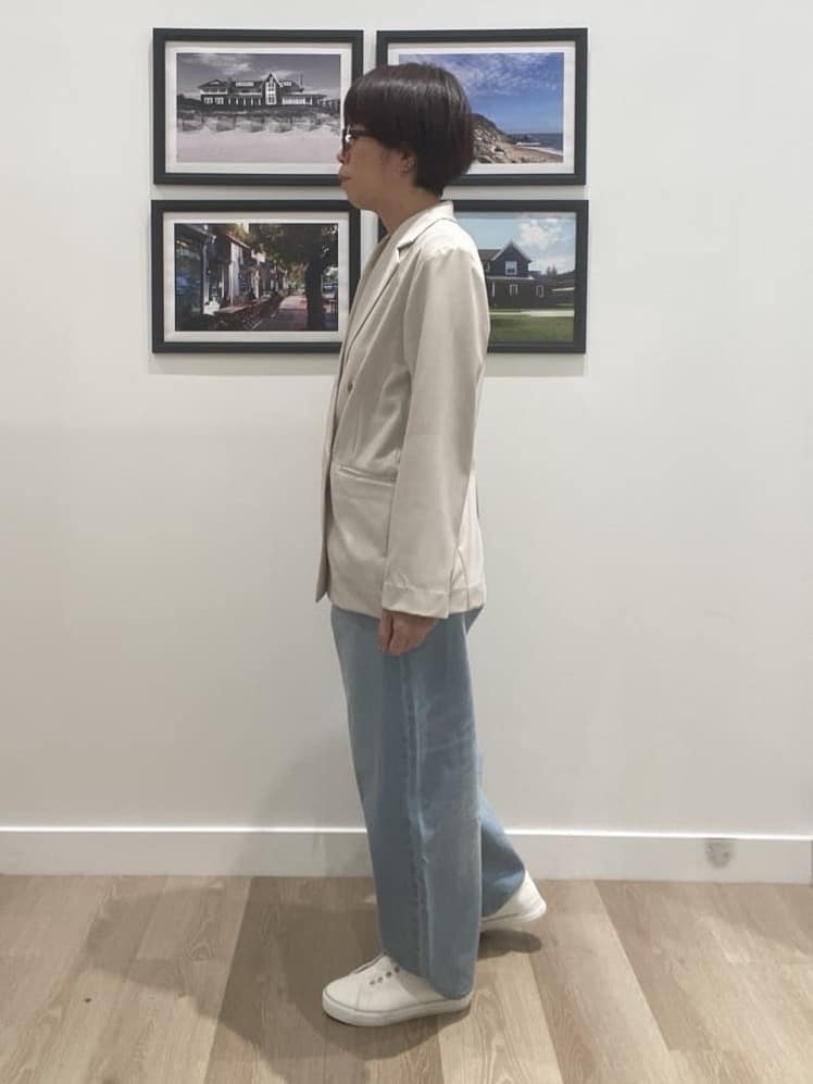 Naoさんの「Dessin｜【セットアップ可/洗える】ダブルストレッチジャケット」を使ったコーディネート