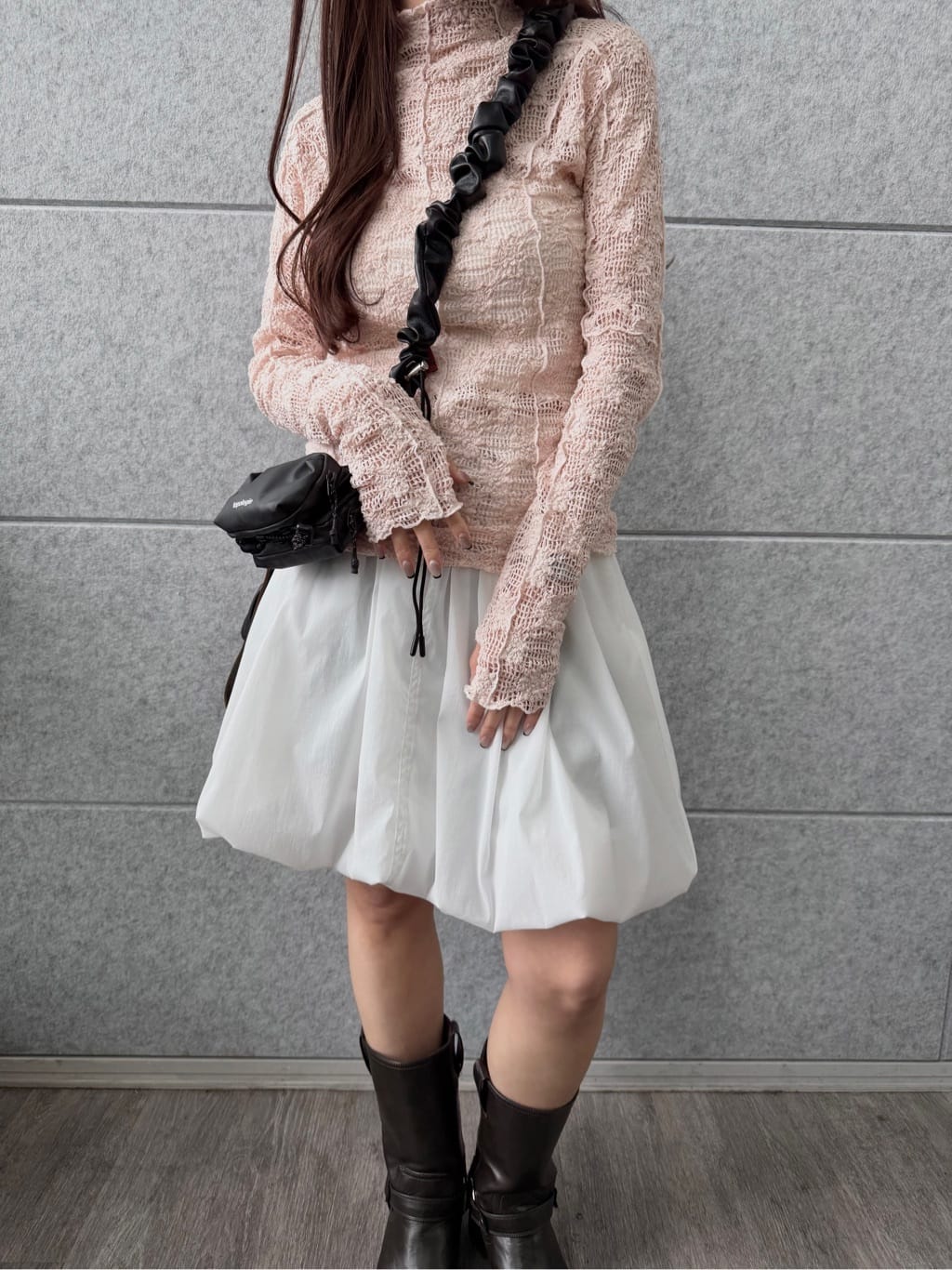 kanamiさんの「CODE A｜balloon easy skirt」を使ったコーディネート