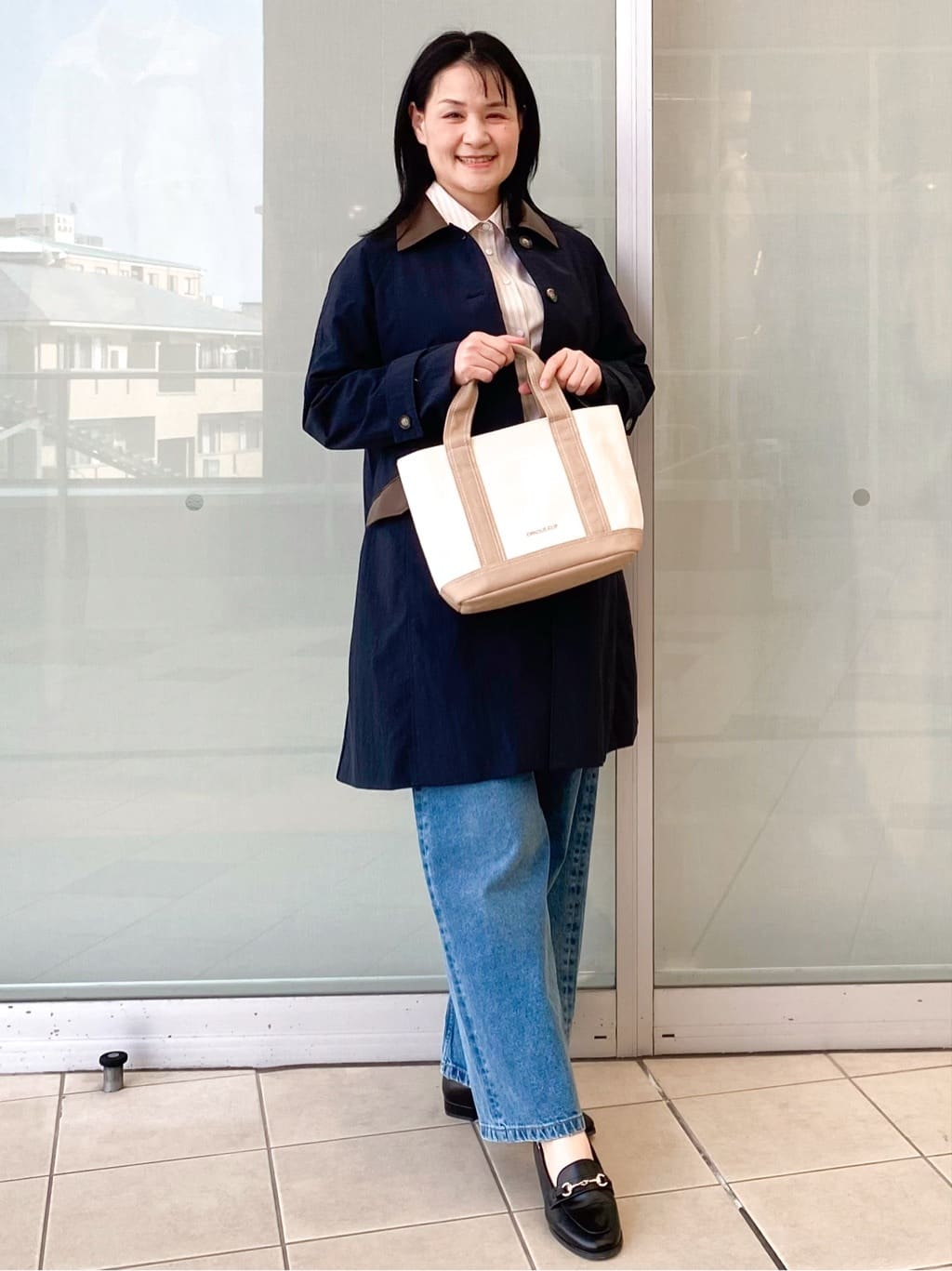 Jeanさんの「OPAQUE.CLIP｜撥水ステンカラーコート【洗える】」を使ったコーディネート