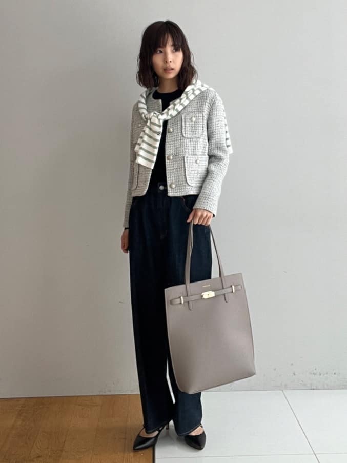 misaさんの「DRESSTERIOR｜◆【ウォッシャブル】コットンフルニードルニット」を使ったコーディネート