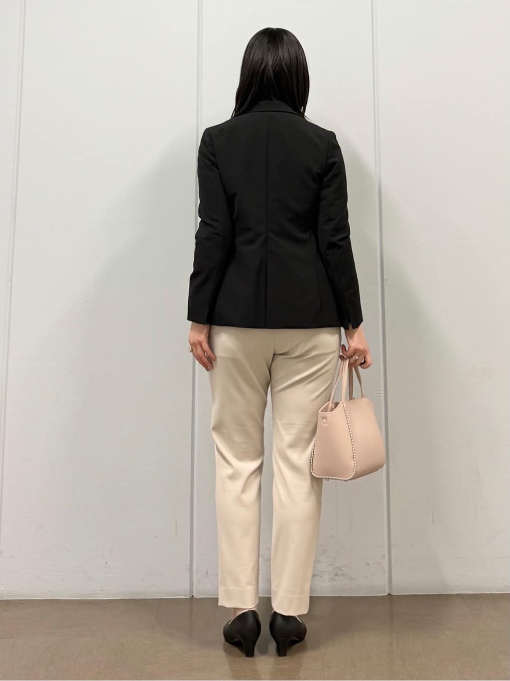 mizukiさんの「INDIVI｜【通勤スーツ／洗える】ストレッチテーラードカラージャケット」を使ったコーディネート