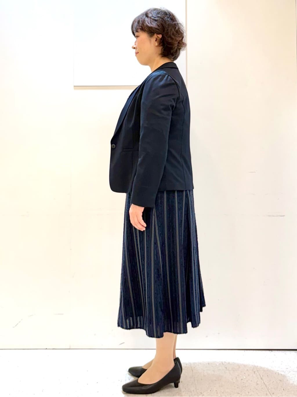 ヤスコさんの「Reflect｜【SS-4Lサイズ／UVカット／接触冷感】匠ジャケット／ベーシックテーラード」を使ったコーディネート