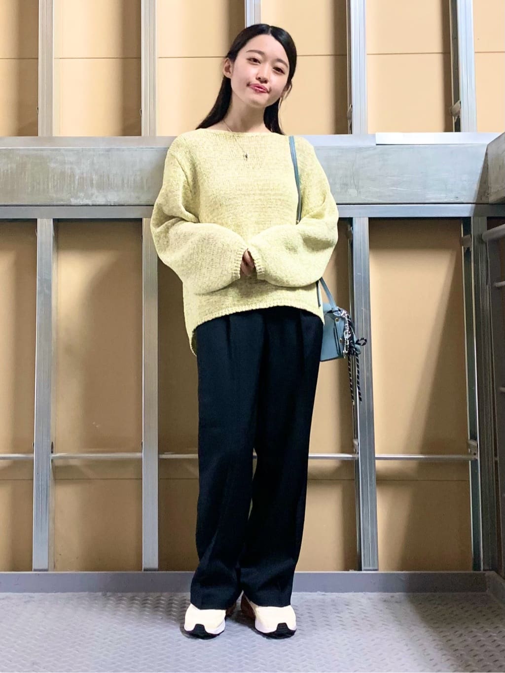sahoさんの「THE SHOP TK｜MIXカラーで軽やかに テープヤーンニット」を使ったコーディネート