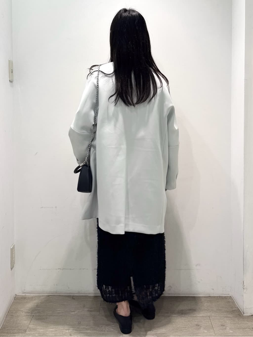 yuicciさんの「OPAQUE.CLIP｜フォルムスリーブミドルコート【洗濯機OK】」を使ったコーディネート