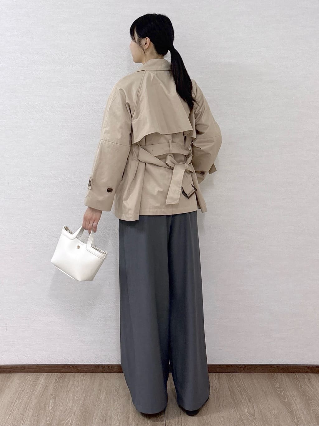 sachikoさんの「OPAQUE.CLIP｜ミドルトレンチコート【洗濯機OK】」を使ったコーディネート