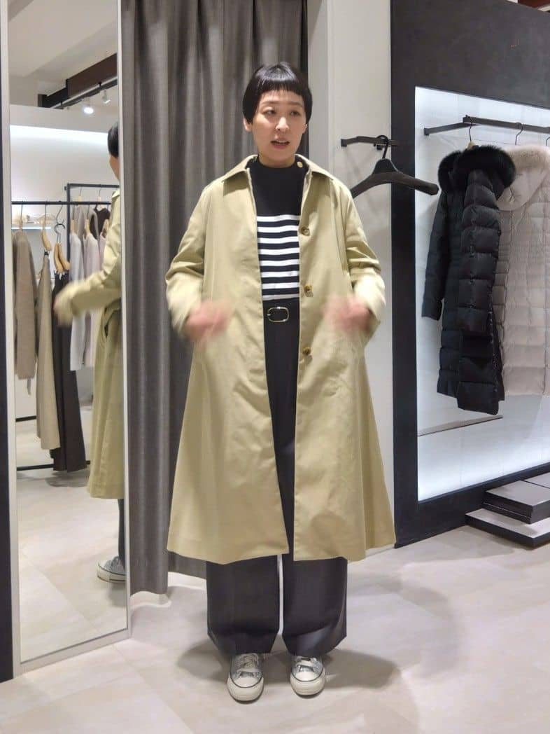 まちこさんの「UNTITLED｜【洗える】ミラノリブニット」を使ったコーディネート