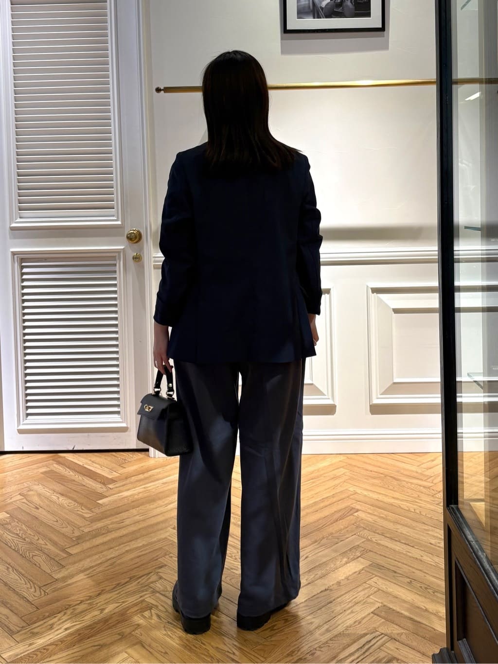 cocoさんの「DRESSTERIOR｜【セットアップ可/吸水速乾/ウォッシャブル】リネンブレンドオックスダブルジャケット」を使ったコーディネート
