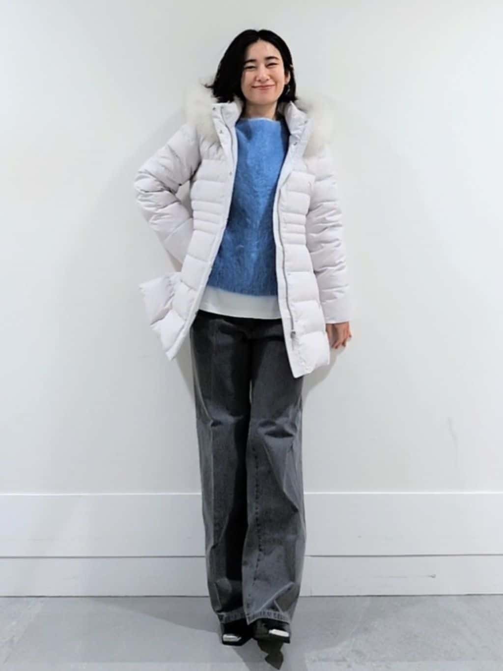 ミズタさんの「UNTITLED｜【ゆったり】アルパカ混シャギーニット」を使ったコーディネート