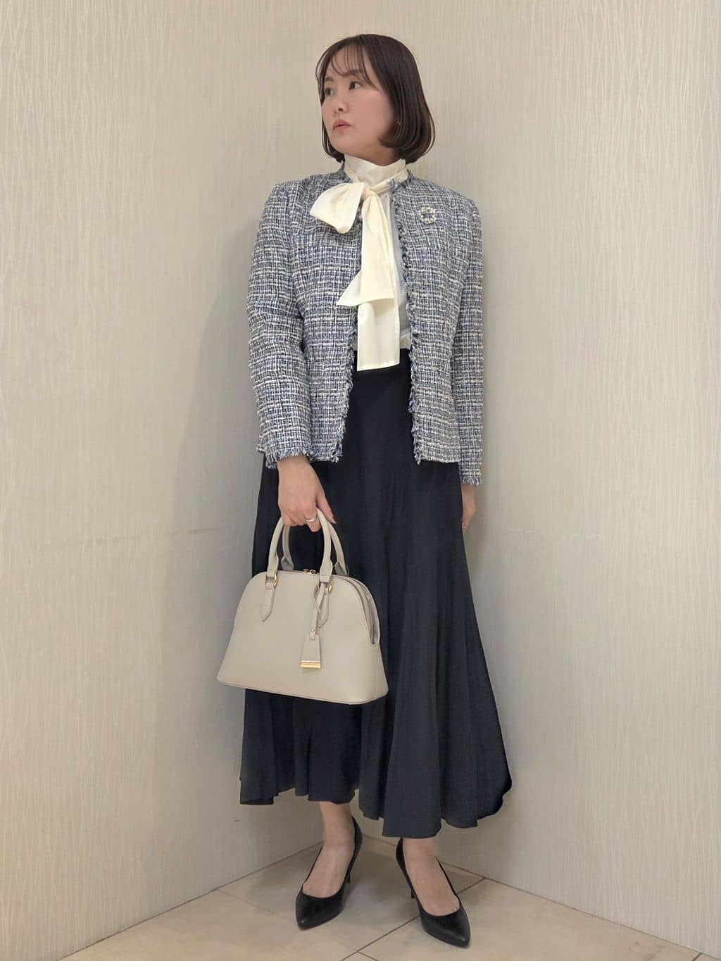 naokoさんの「UNTITLED｜【仕事着/スーツ】ファンシーツイード ジャケット」を使ったコーディネート