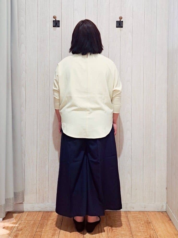 kotomiさんの「SHOO･LA･RUE｜【洗濯機可/S-LL】ハイウエストで美脚見え リボンクロップドワイドパンツ」を使ったコーディネート