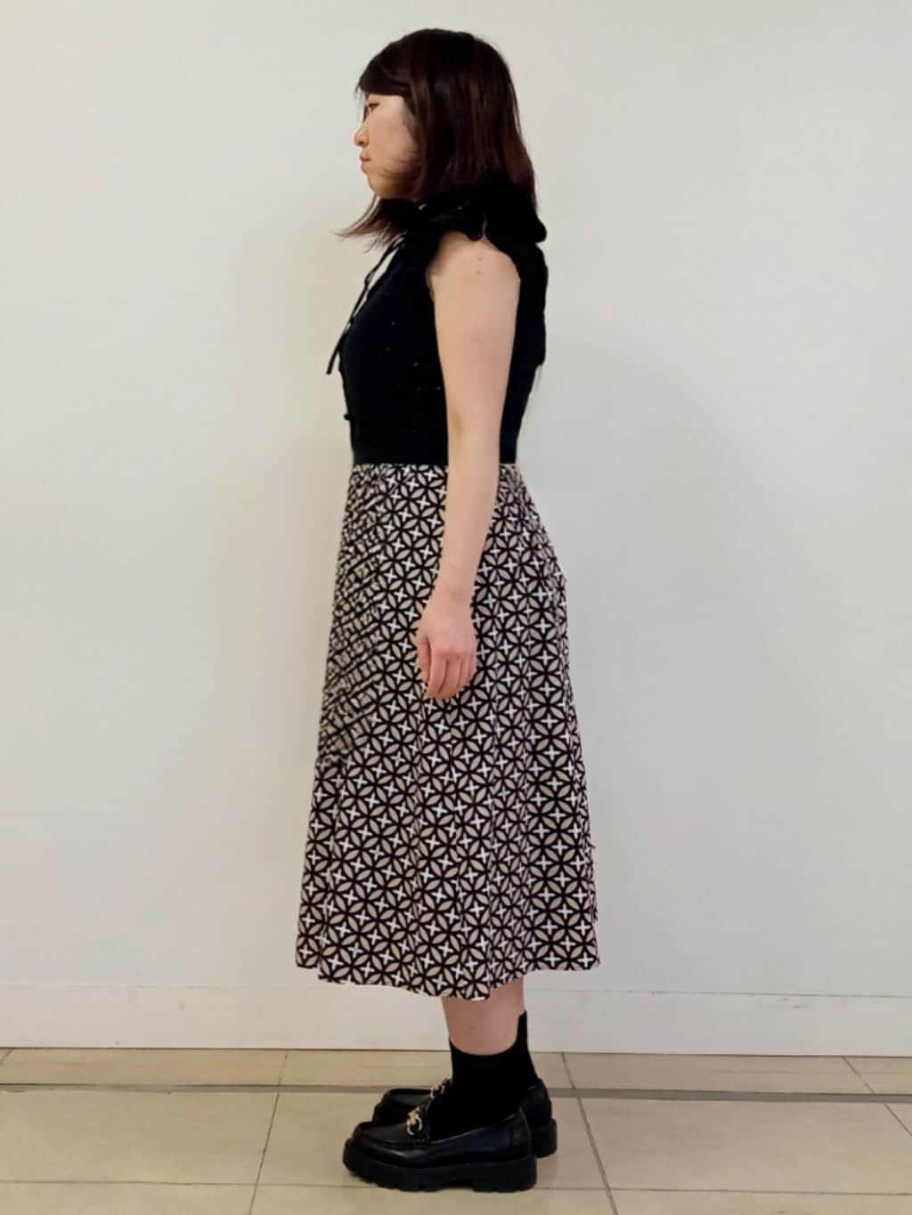emiさんの「DRESSTERIOR｜【セットアップ可】リネンブレンドダブルブレストジャケット」を使ったコーディネート