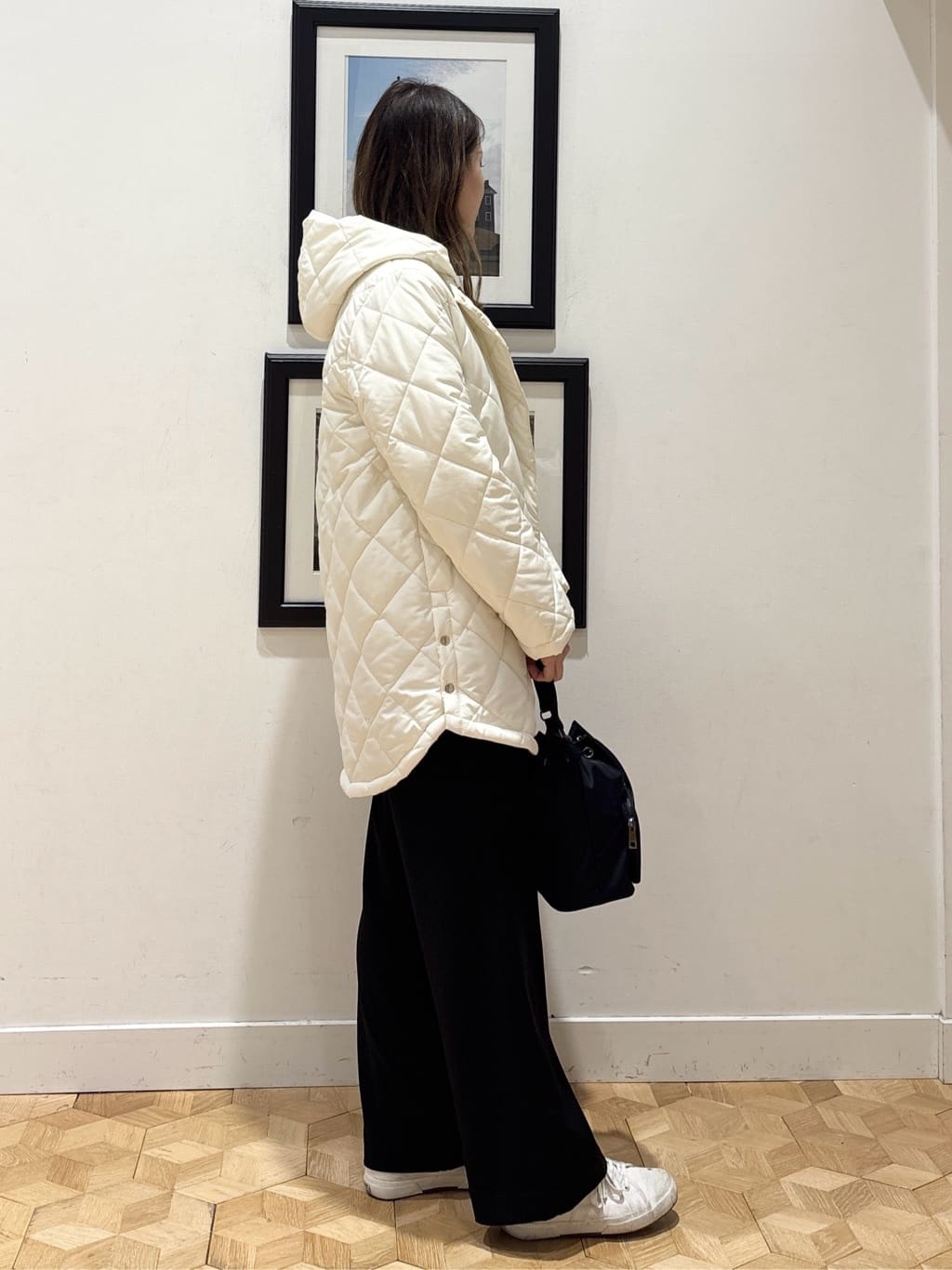 YUMIさんの「Dessin｜【2WAY/洗える】中綿キルトコート」を使ったコーディネート