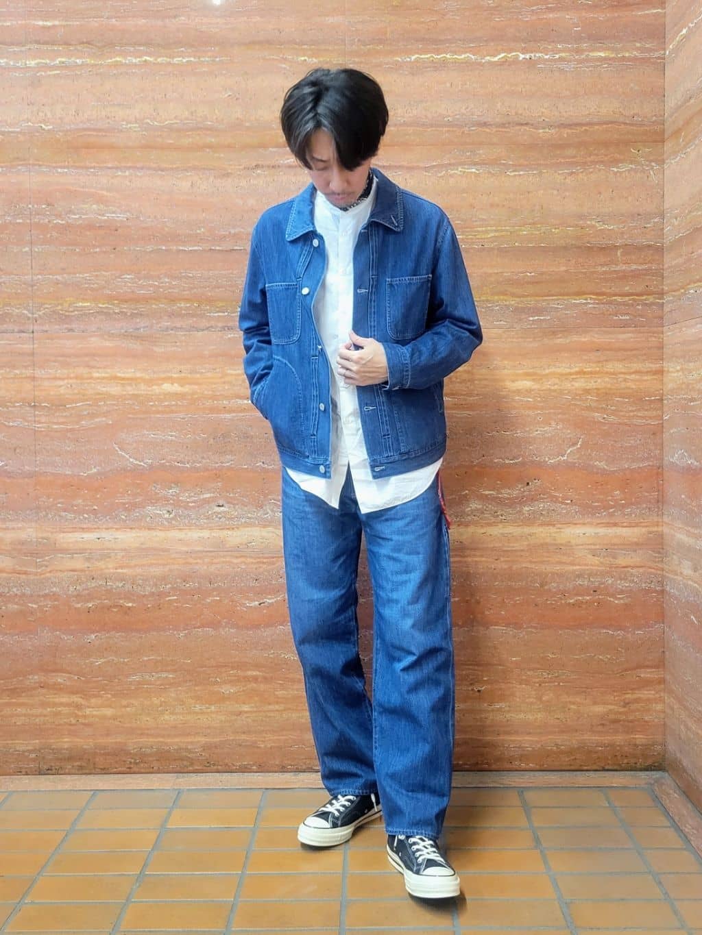piroyaさんの「TAKEO KIKUCHI｜【BOWLER HAT LABEL】エクスプローラー Gジャン」を使ったコーディネート