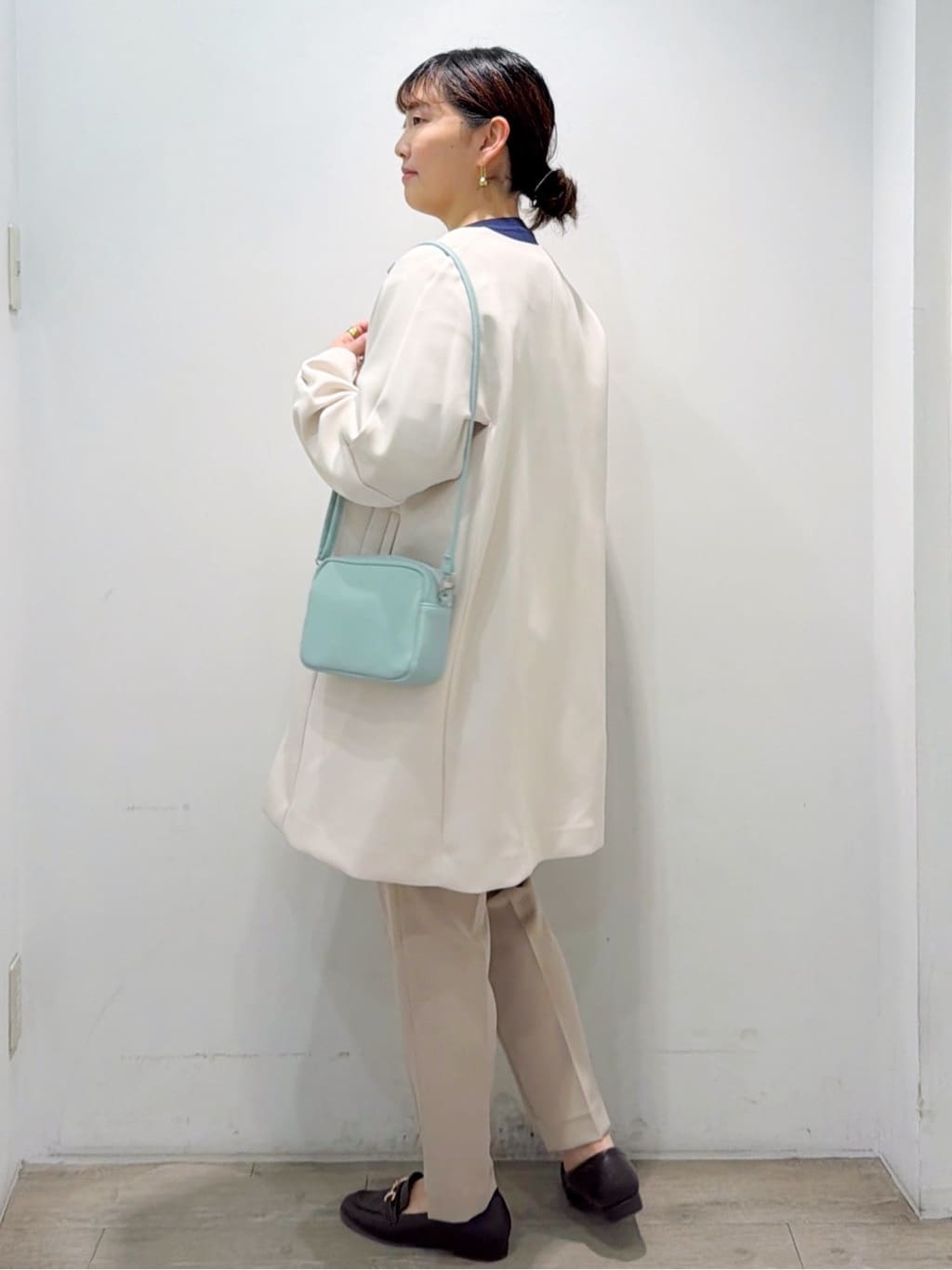 sumicaさんの「OPAQUE.CLIP｜フォルムスリーブミドルコート【洗濯機OK】」を使ったコーディネート