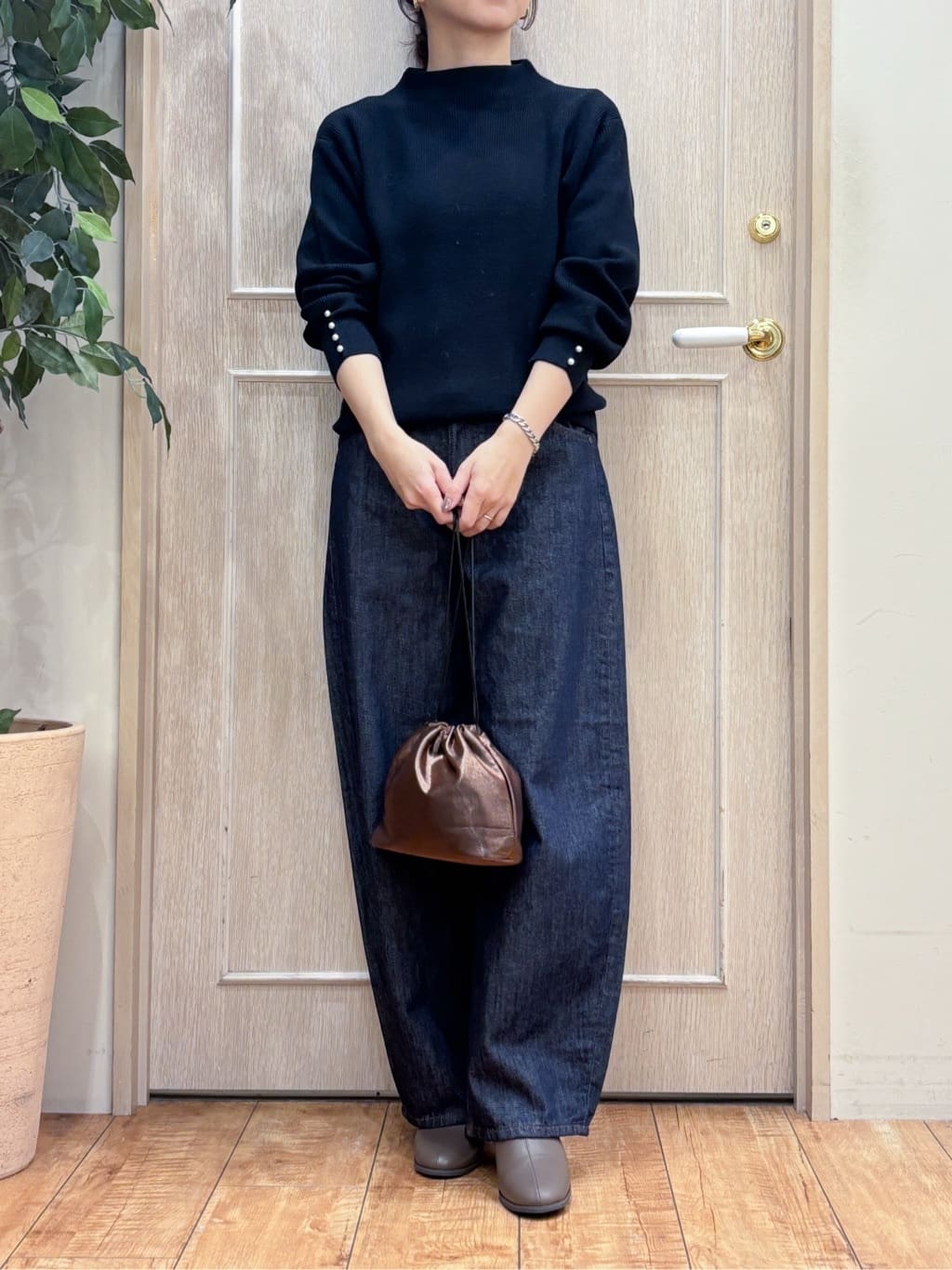 なみさんの「SHOO･LA･RUE｜【S-LL】軽くてふんわりあたたかい スライバージャケット」を使ったコーディネート