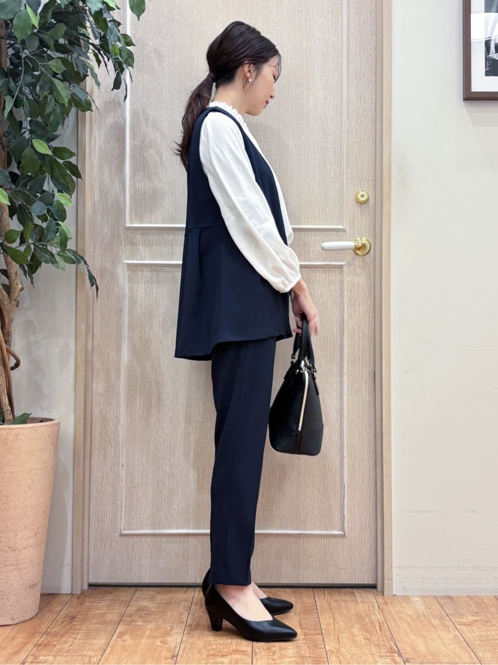 なみさんの「SHOO･LA･RUE｜【セレモニー】パール調コサージュ」を使ったコーディネート