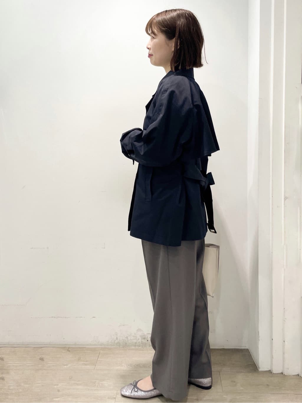 tomokoさんの「OPAQUE.CLIP｜ミドルトレンチコート【洗濯機OK】」を使ったコーディネート