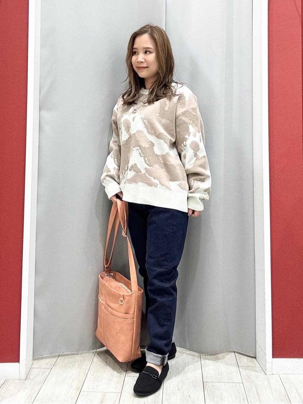 shioさんの「SHOO･LA･RUE｜【S-LL】軽くてふんわりあたたかい スライバージャケット」を使ったコーディネート