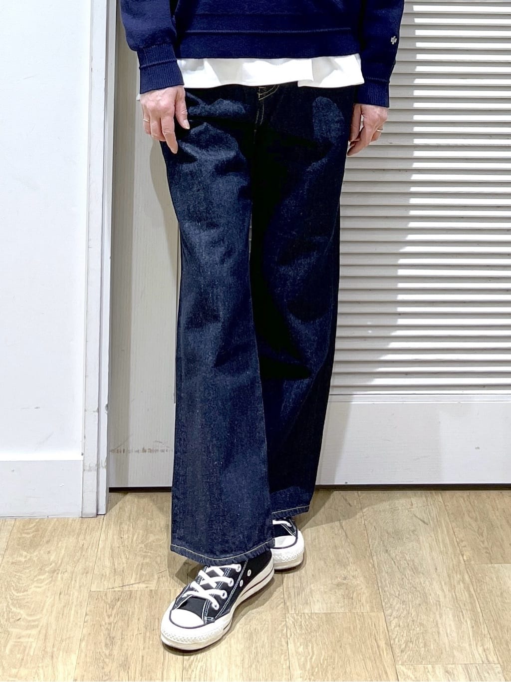 Miyazakiさんの「Dessin｜【体型カバー/レイヤード/洗える】ジョーゼットプルオーバーブラウス」を使ったコーディネート