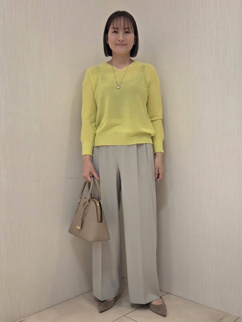 naokoさんの「UNTITLED｜◆【セットアップ可/はっ水】シャイニータイプライターブルゾン」を使ったコーディネート