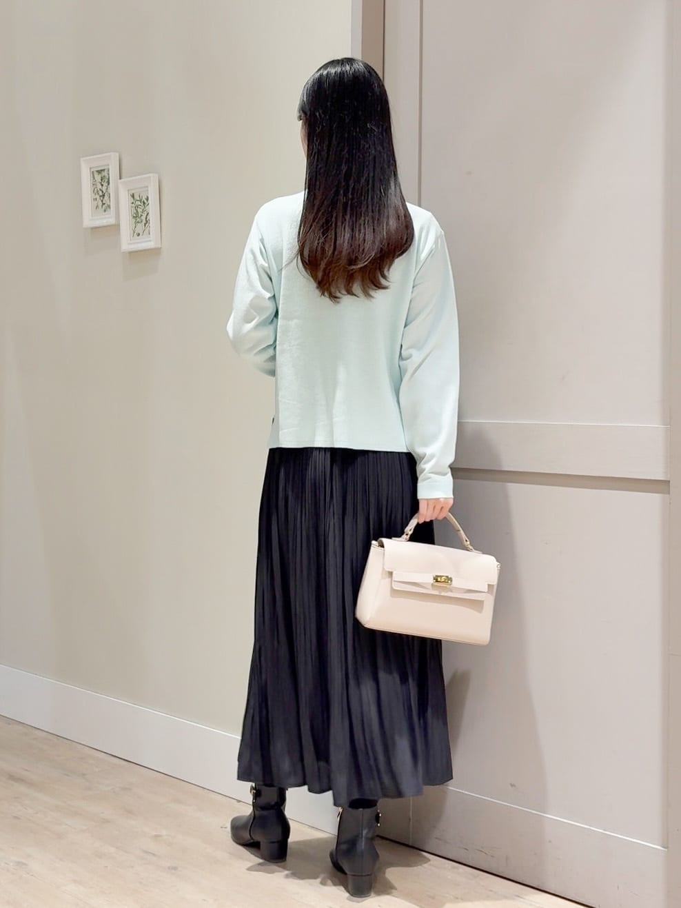 Mayuさんの「grove｜高評価！【洗濯機OK】ベーシックニット【毛玉軽減】」を使ったコーディネート