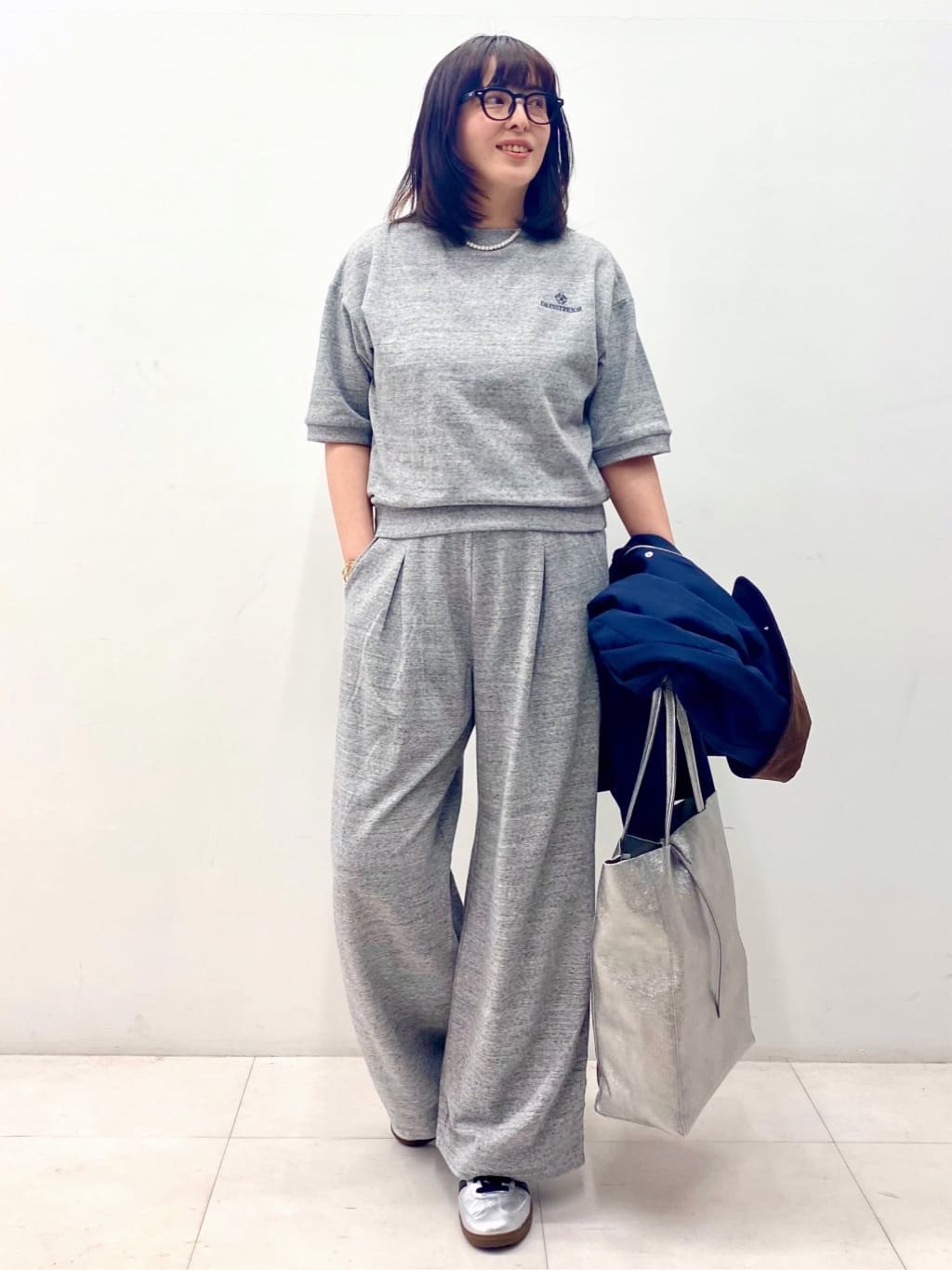 Sawaguchiさんの「DRESSTERIOR｜【セットアップ可/ウォッシャブル】ストレッチ裏毛ハーフスリーブプルオーバー」を使ったコーディネート