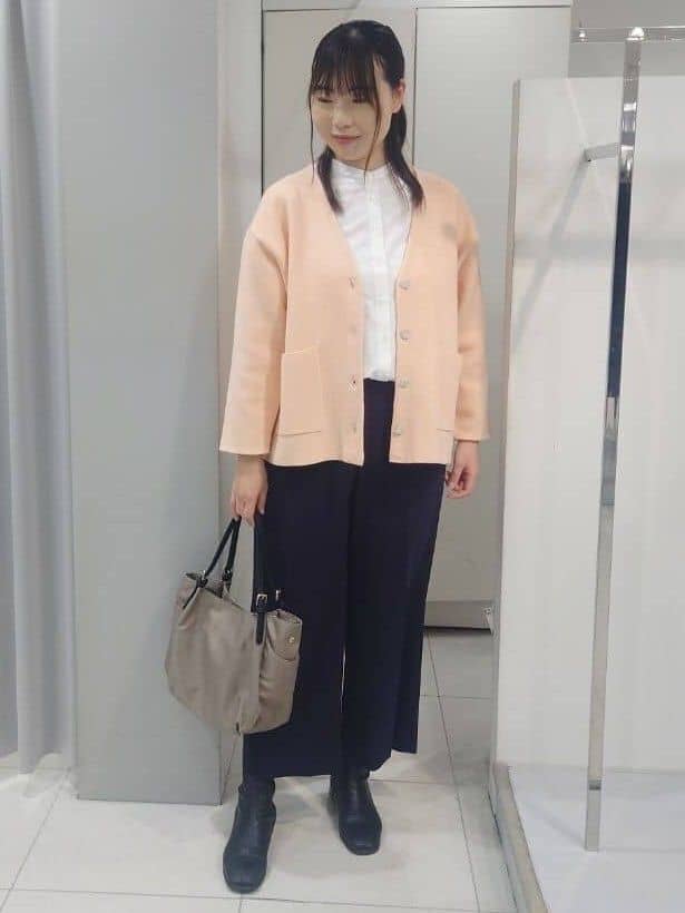 AZUSAさんの「Reflect｜【着回し力◎】ジャケット風ニットカーディガン」を使ったコーディネート