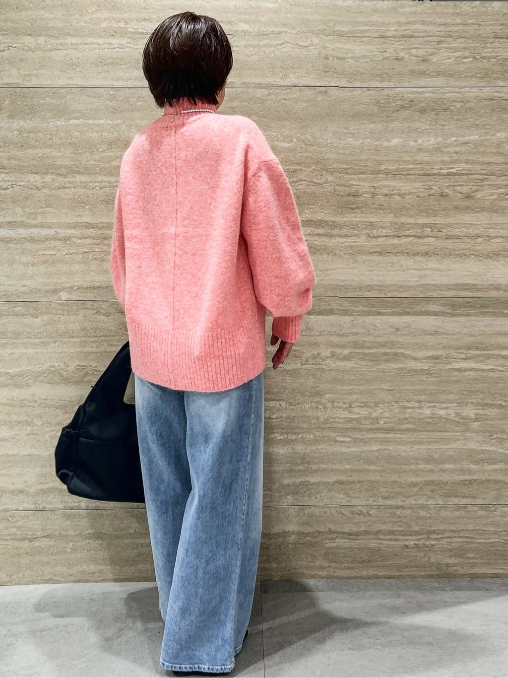 NAMIさんの「OPAQUE.CLIP｜ふわふわハイネックニット【洗濯機OK】」を使ったコーディネート