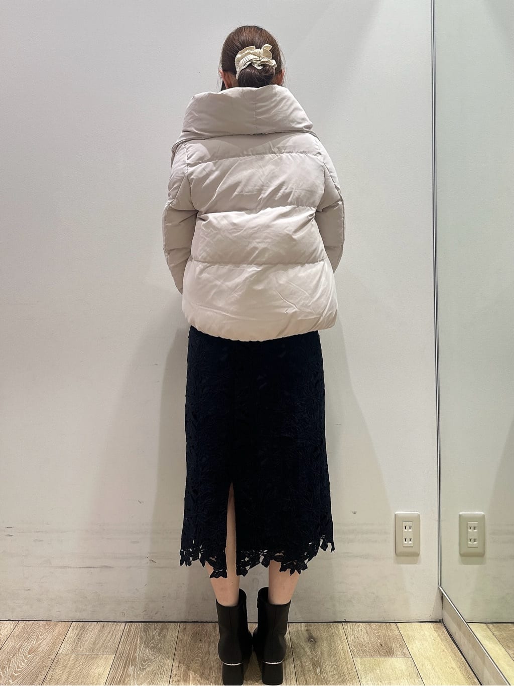 MOMOさんの「index｜KAWADAダウンショートコート【撥水／洗濯機OK／静電気防止裏地】《XS～LL》」を使ったコーディネート