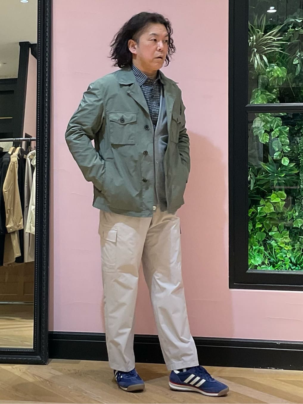 Nagaseさんの「DRESSTERIOR｜ミニチェックシャツ」を使ったコーディネート