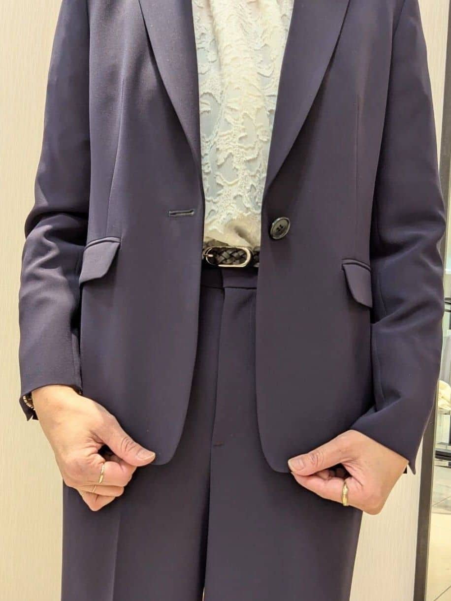 u-macoさんの「UNTITLED｜◆【セレモニー/華やか】2WAYボウタイブラウス」を使ったコーディネート