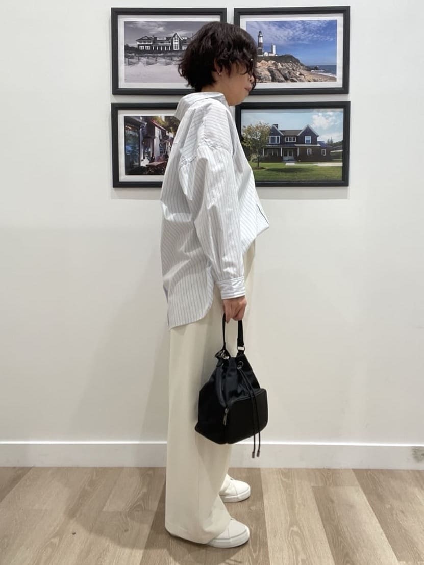 Naoさんの「Dessin｜【洗える】バックボタンオーバーシャツ」を使ったコーディネート