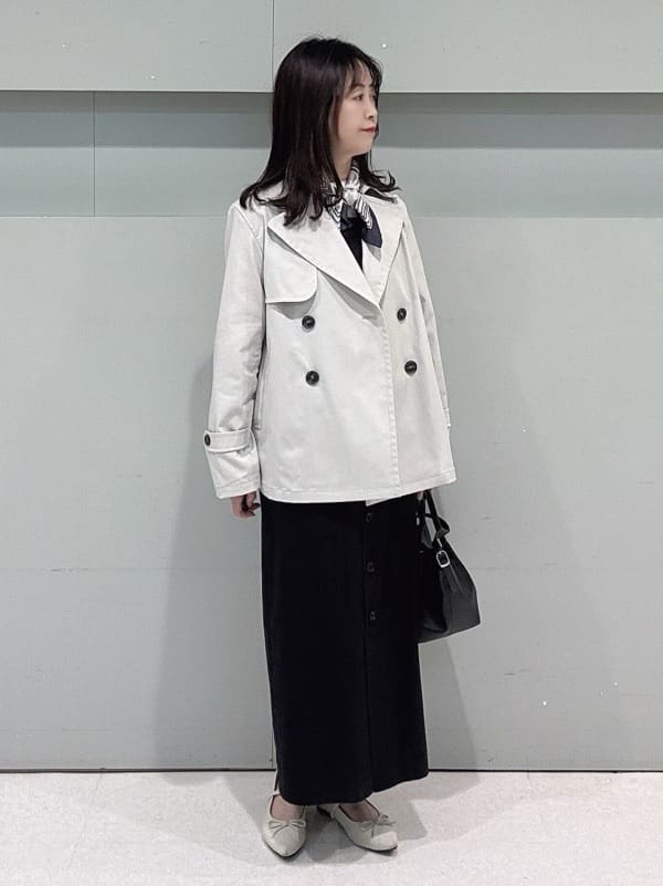 makiさんの「UNTITLED｜【洗える/清涼感】袖スリットニットプルオーバー」を使ったコーディネート