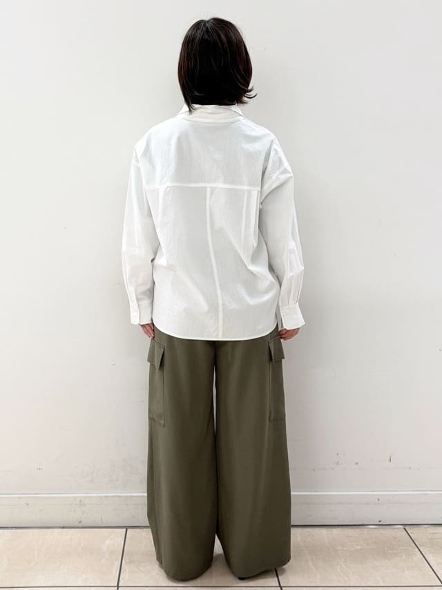 KIKIさんの「Reflect｜【羽織にも◎】ダンガリーシャツ」を使ったコーディネート