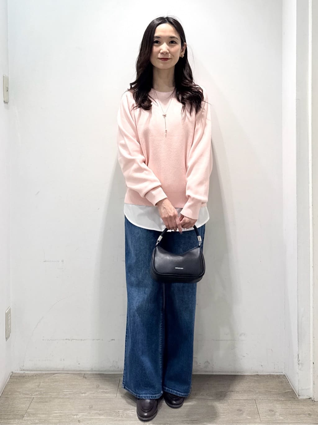 yuicciさんの「OPAQUE.CLIP｜スウェットライクニット【洗濯機OK】」を使ったコーディネート