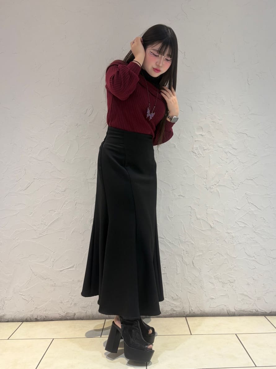 叶芽さんの「ESPERANZA｜厚底ラク盛りブーツヒールサンダル」を使ったコーディネート