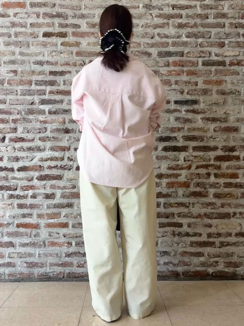 tokiさんの「THE SHOP TK｜【POLO BCS 別注】ストライプOXシャツ」を使ったコーディネート