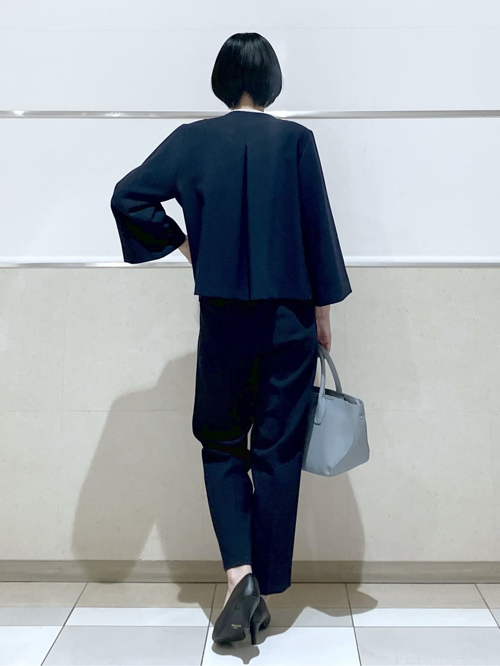 eriko さんの「Dessin｜【洗える】ジョーゼットブラウス」を使ったコーディネート