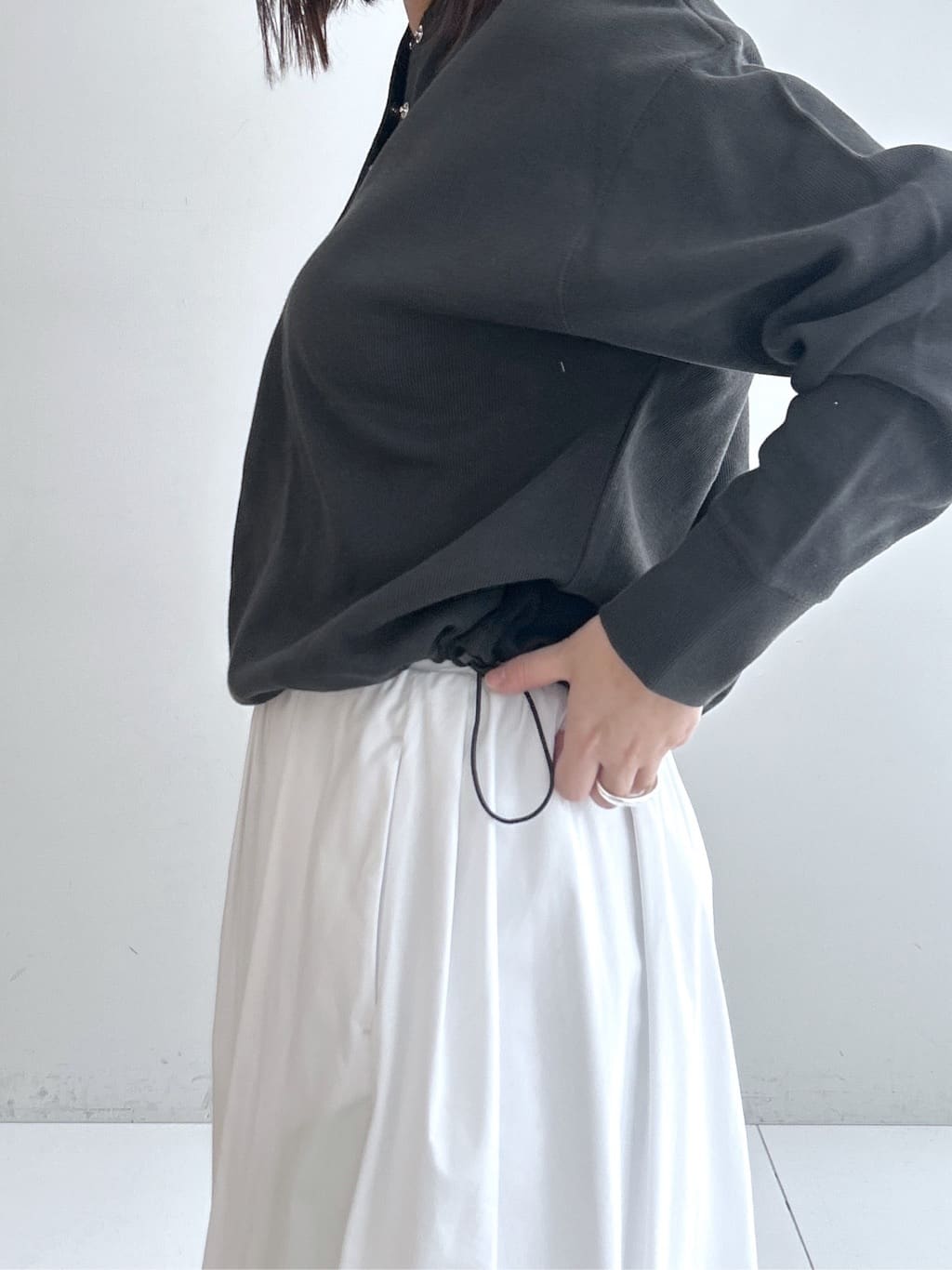 Hirokaさんの「Dessin｜【前後2WAY/洗える】ドロストリブカットソー」を使ったコーディネート