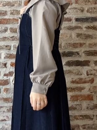 tokiさんの「THE SHOP TK｜大人のフェミニンカジュアルに エアリーフリルブラウス」を使ったコーディネート