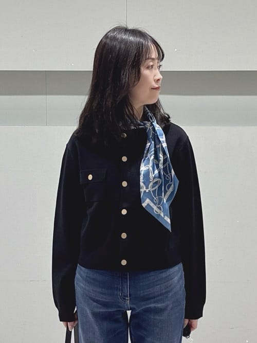 makiさんの「UNTITLED｜【洗える/ジャケット風】ミラノリブカーディガン」を使ったコーディネート