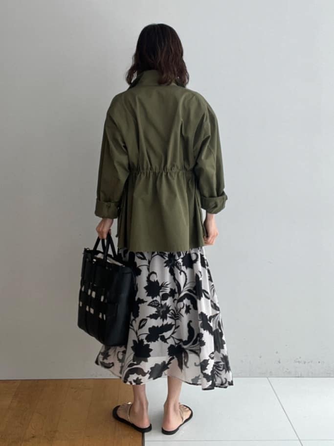misaさんの「DRESSTERIOR｜【ウォッシャブル】コンパクトコットンミリタリーブルゾン」を使ったコーディネート