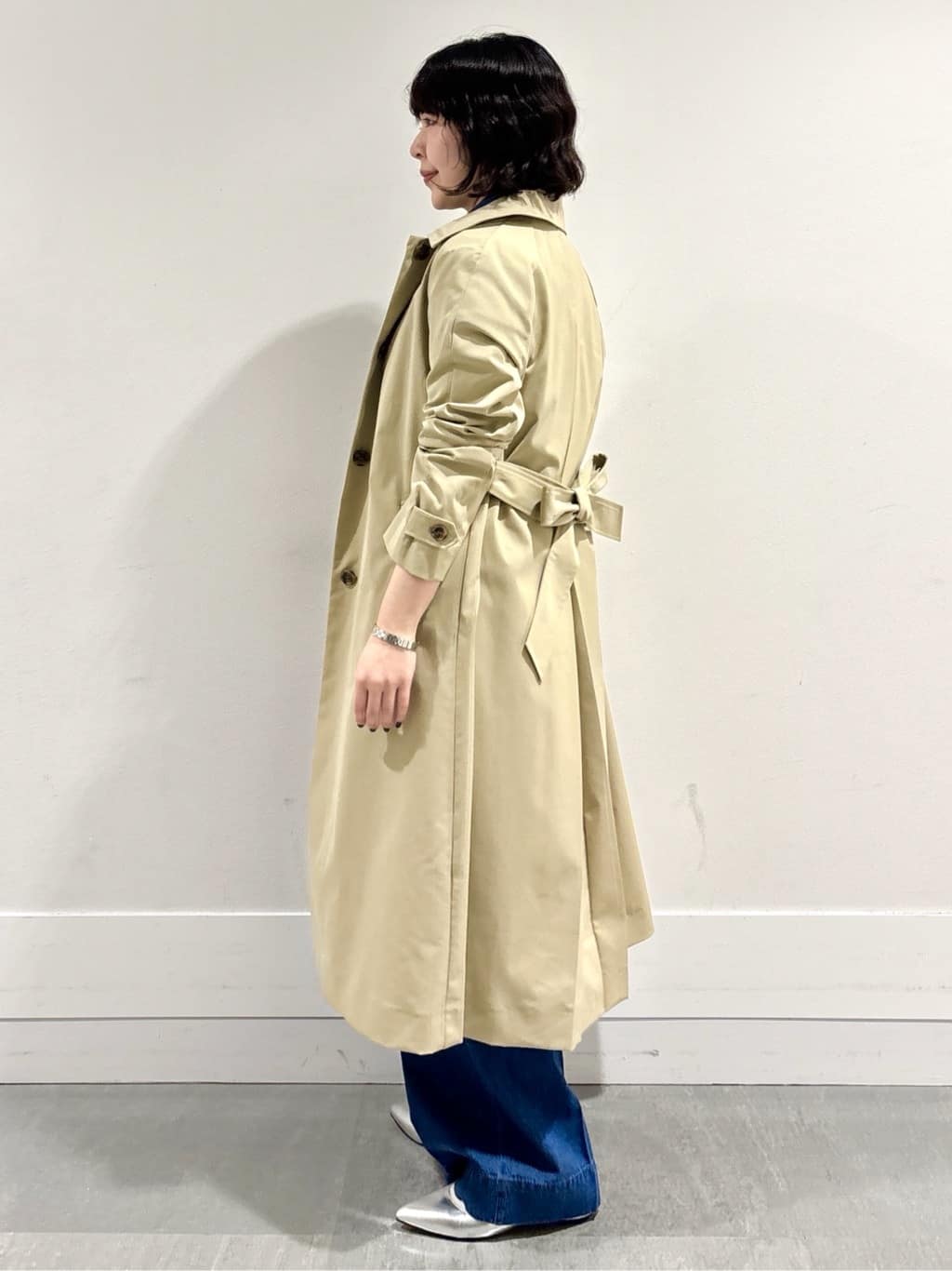 モエカさんの「UNTITLED｜◆【はっ水/洗える】タスランステンカラーコート」を使ったコーディネート