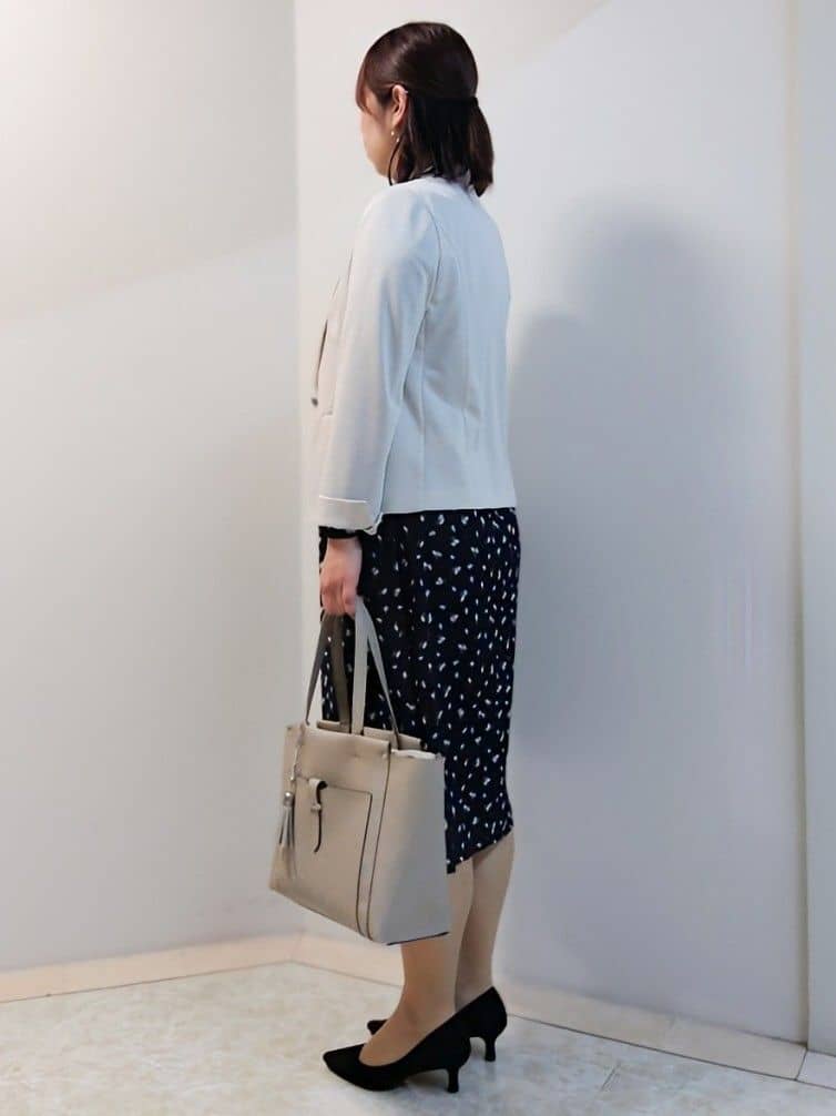 エリさんの「Reflect｜【SS-4Lサイズ／UVカット／接触冷感】匠ジャケット／ベーシックテーラード」を使ったコーディネート