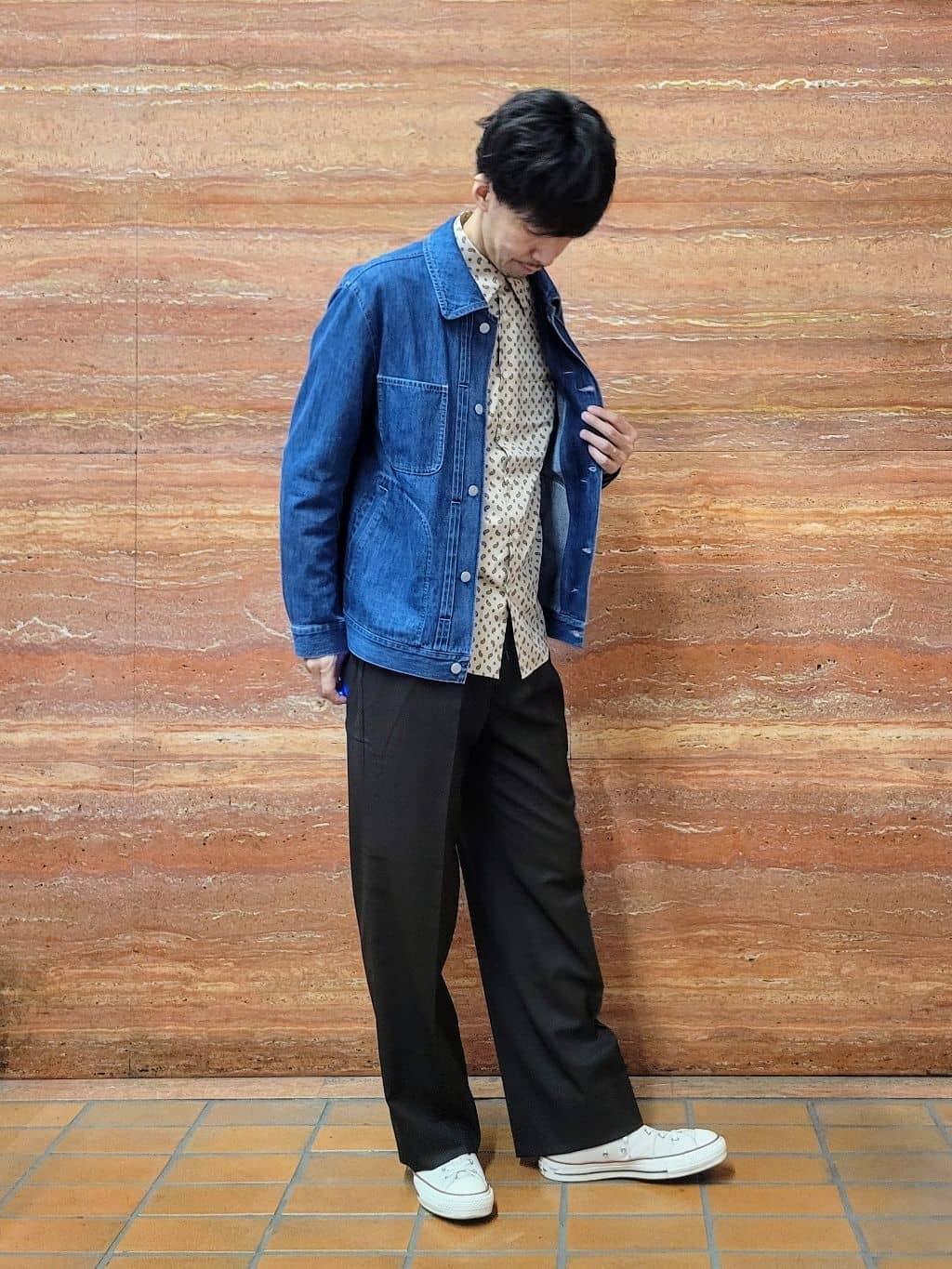piroyaさんの「TAKEO KIKUCHI｜【BOWLER HAT LABEL】エクスプローラー Gジャン」を使ったコーディネート