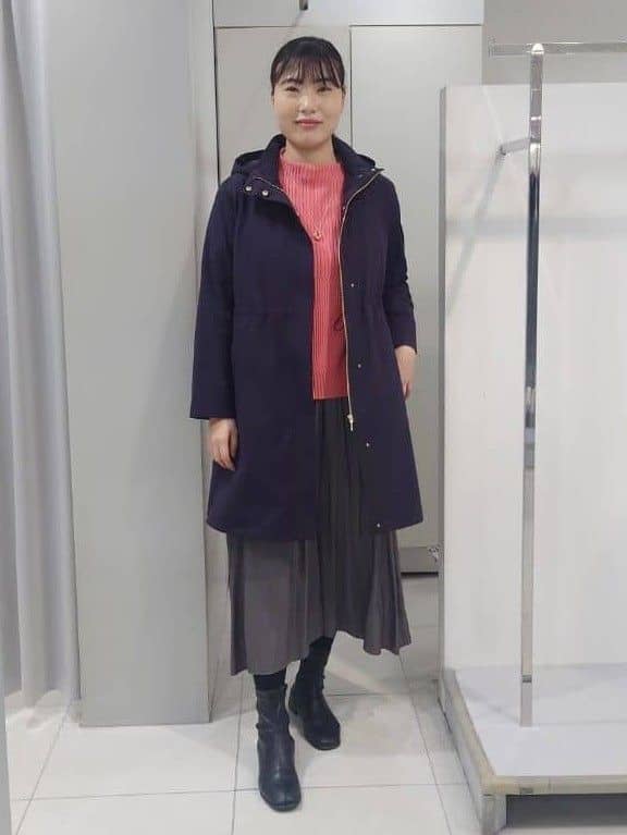 AZUSAさんの「Reflect｜【中綿ライナー付き】ライナー付きフーデッドロングコート」を使ったコーディネート