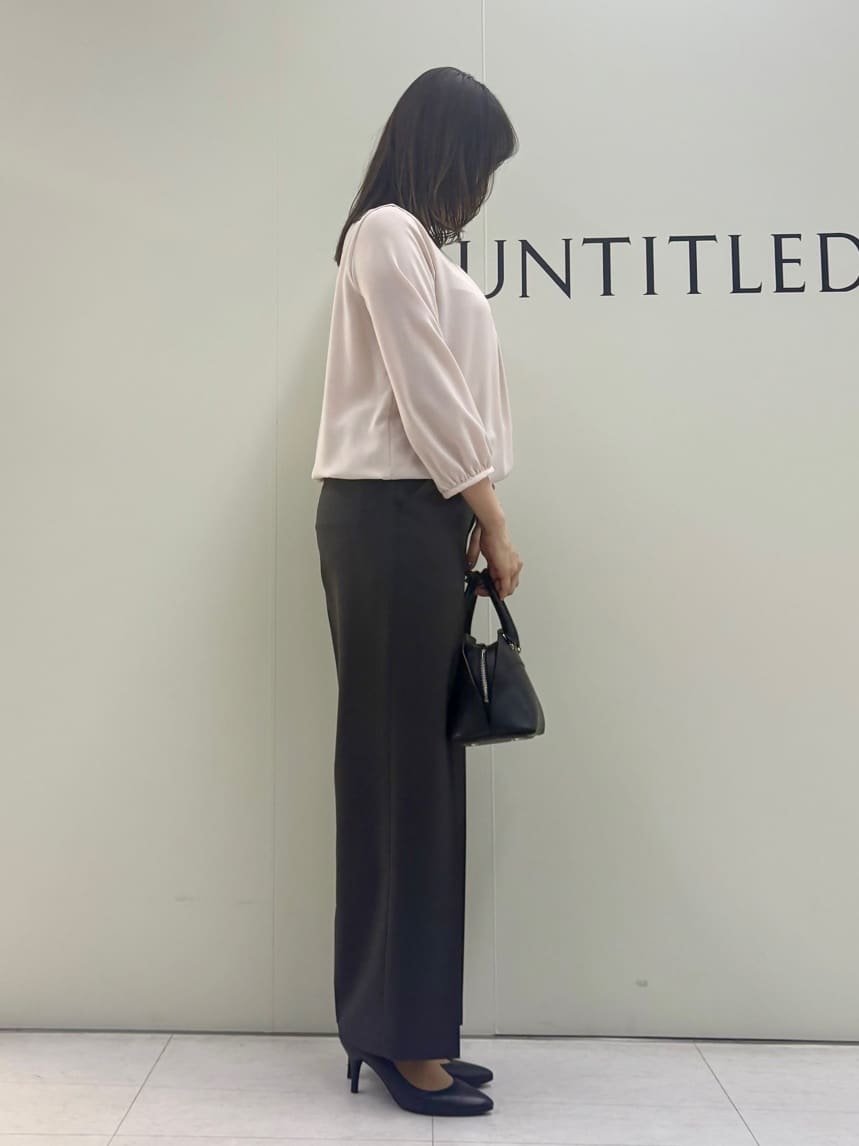 Sakaiさんの「UNTITLED｜【新色追加/接触冷感/セットアップ可】エアリー ワイドパンツ」を使ったコーディネート