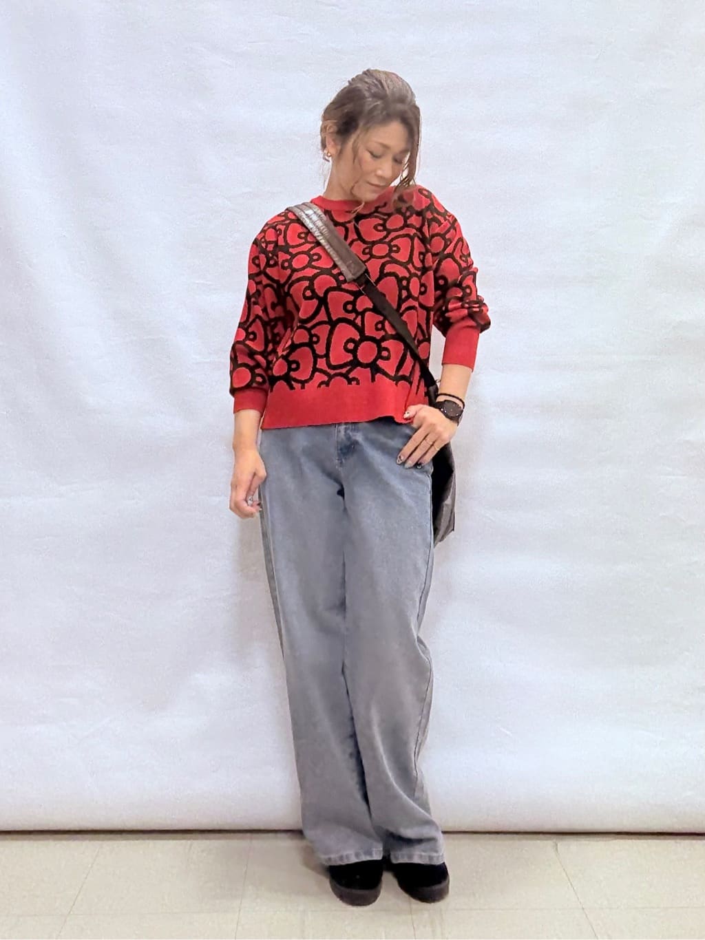 fuuさんの「SHOO･LA･RUE｜ダブルポケットワンショルダーバッグ」を使ったコーディネート