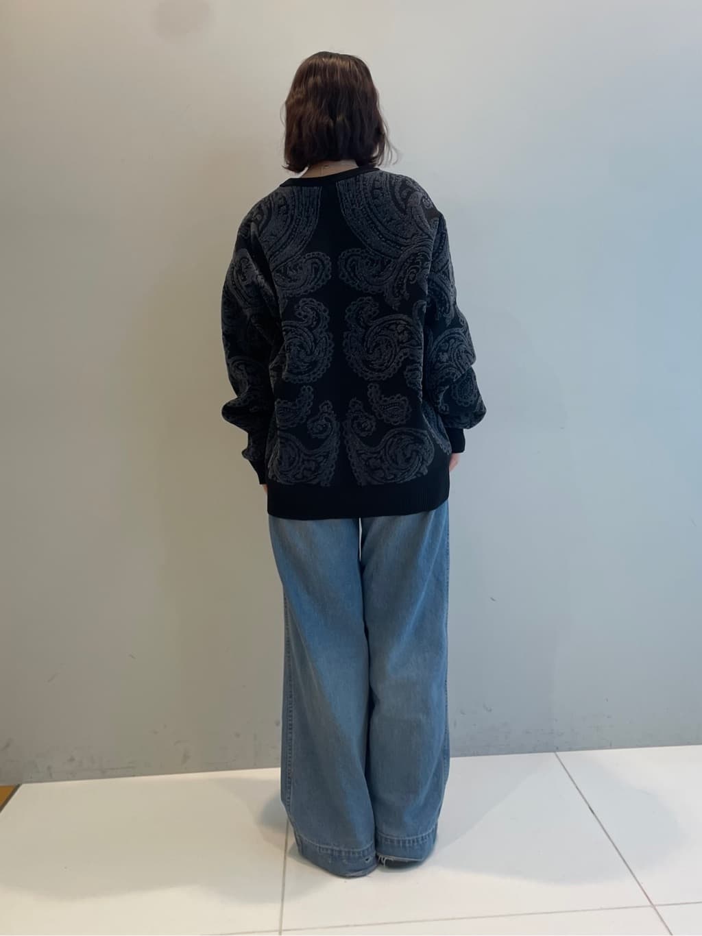 abeさんの「tk.TAKEO KIKUCHI｜【洗える】ペイズリーニットプルオーバー」を使ったコーディネート