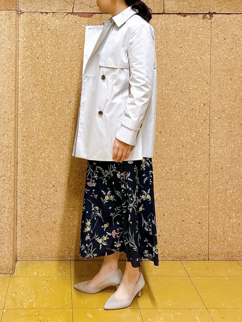 hattoriさんの「INDIVI｜【洗える／華やか】袖プリーツニット」を使ったコーディネート